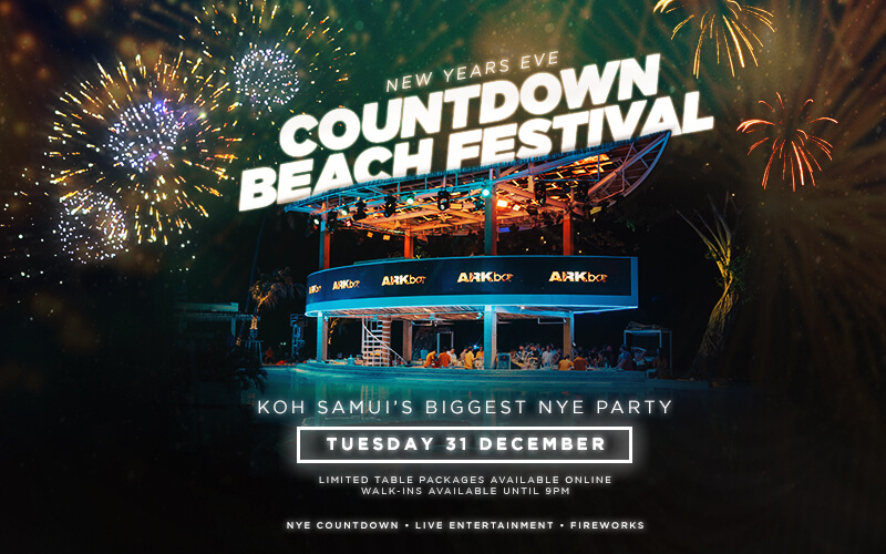 Ark Bar New Year's Eve 2025 Koh Samui